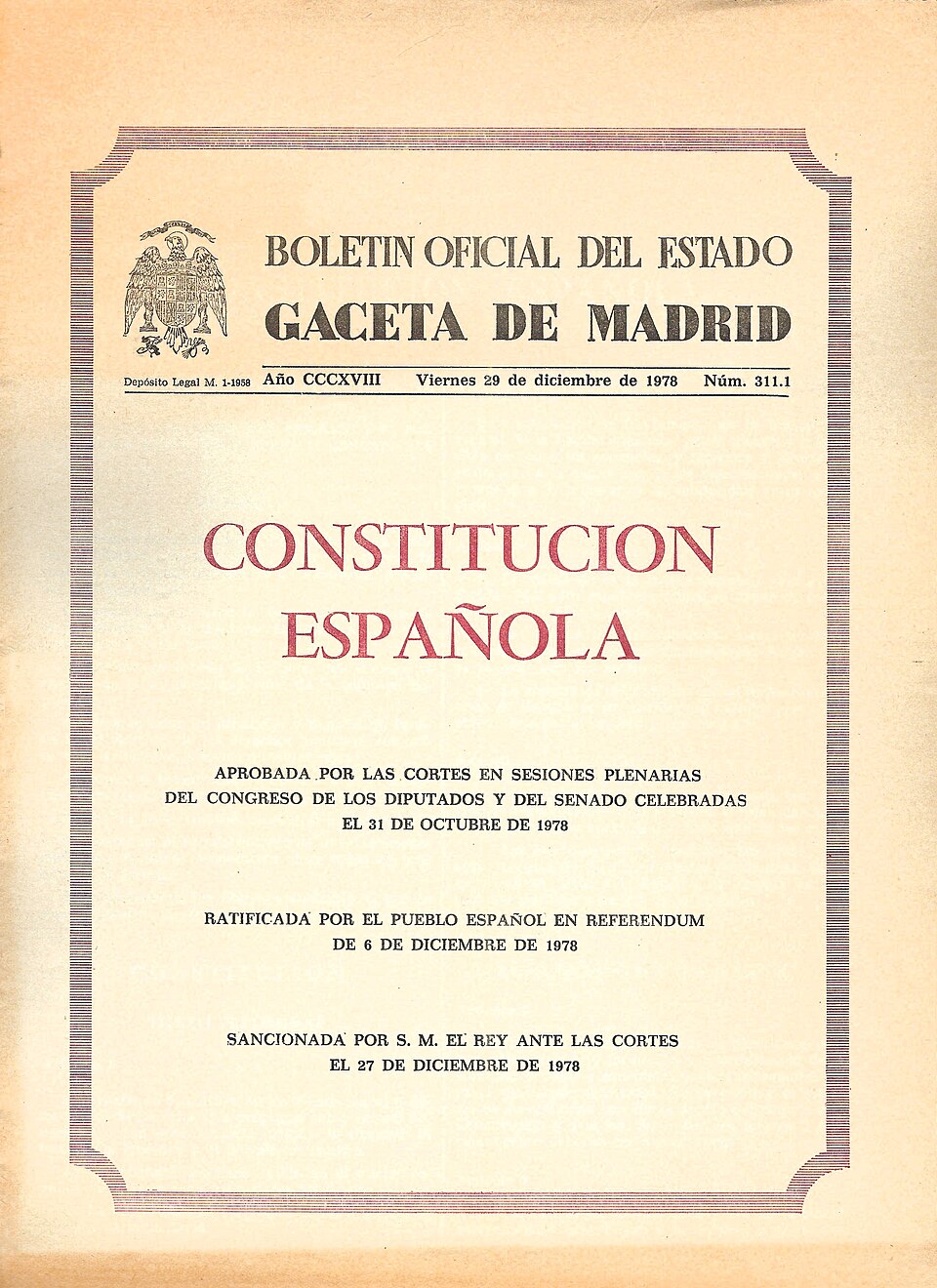 BOE_Constitución_Española_1978