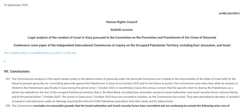 UN declares genocide